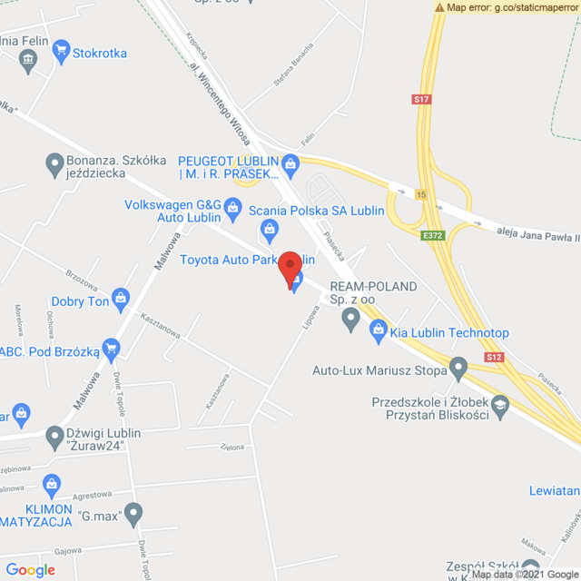 Lokalizacja Toyota Lublin 1