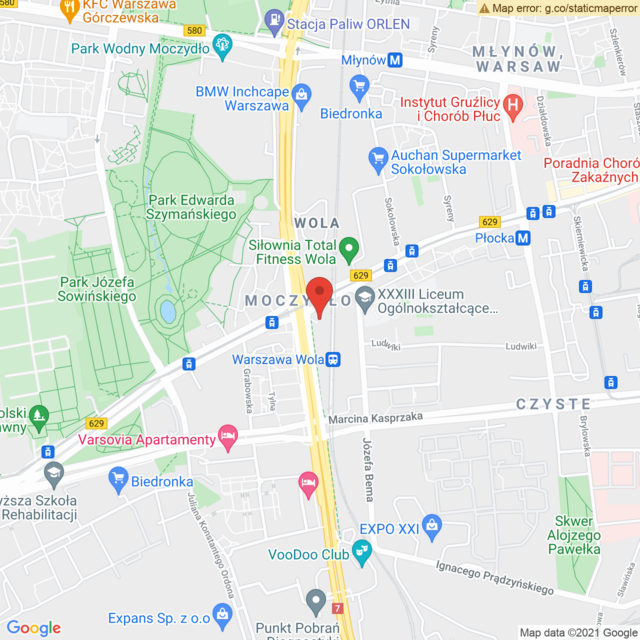 Lokalizacja Toyota Warszawa Wola 1
