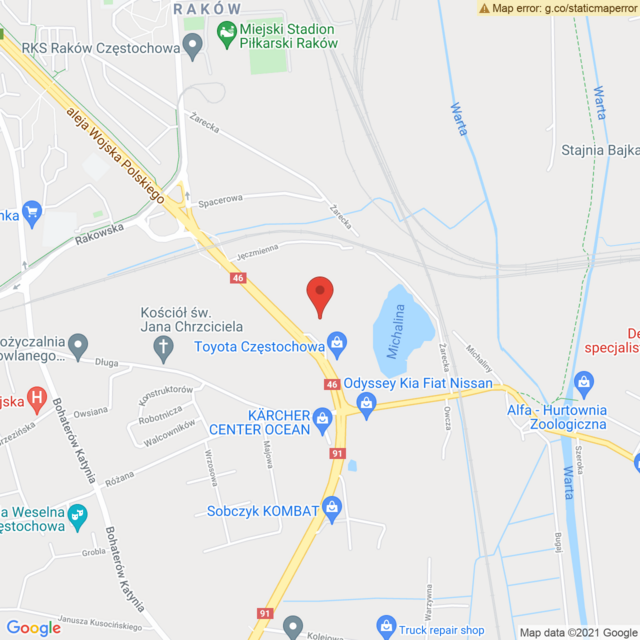 Lokalizacja Toyota Częstochowa 1