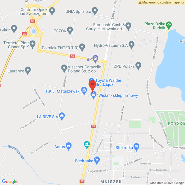 Lokalizacja Toyota Walder Grudziądz