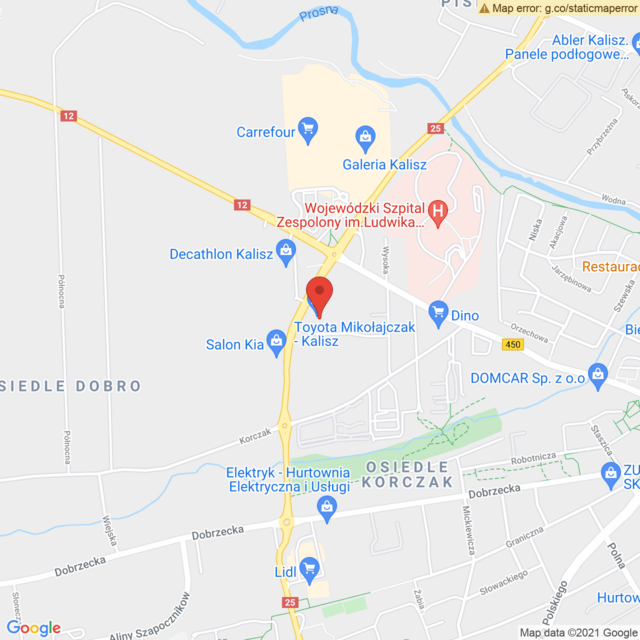 Lokalizacja Toyota Kalisz 1