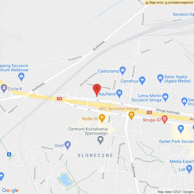 Lokalizacja Toyota Szczecin - Struga 1