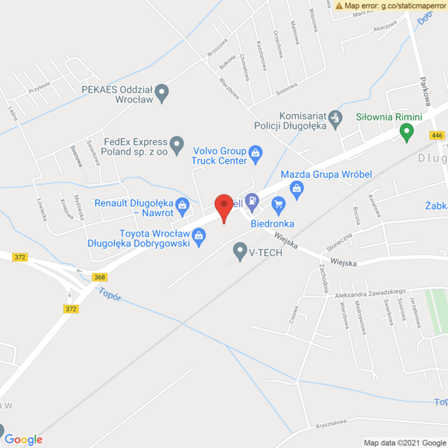 Lokalizacja Toyota Wrocław - Długołęka 1