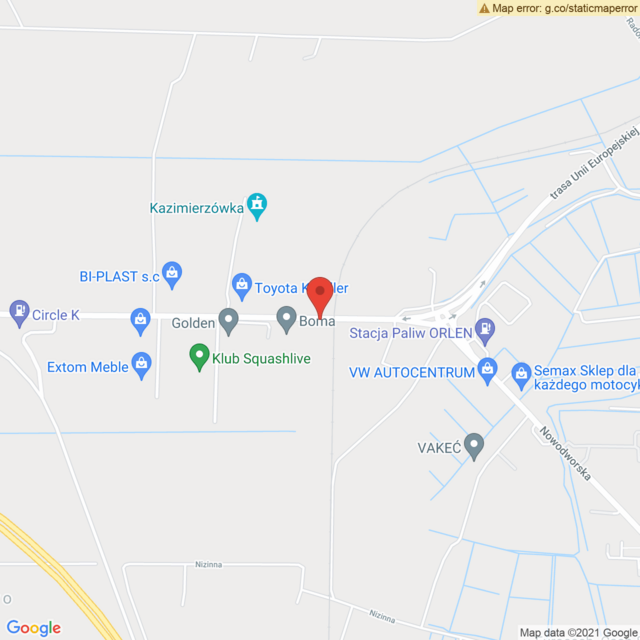 Lokalizacja Toyota Elbląg 1