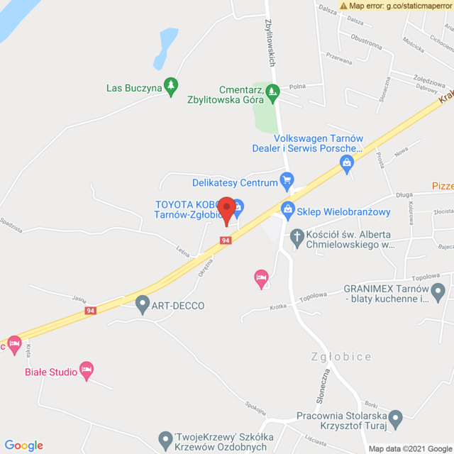 Lokalizacja Toyota Tarnów 1