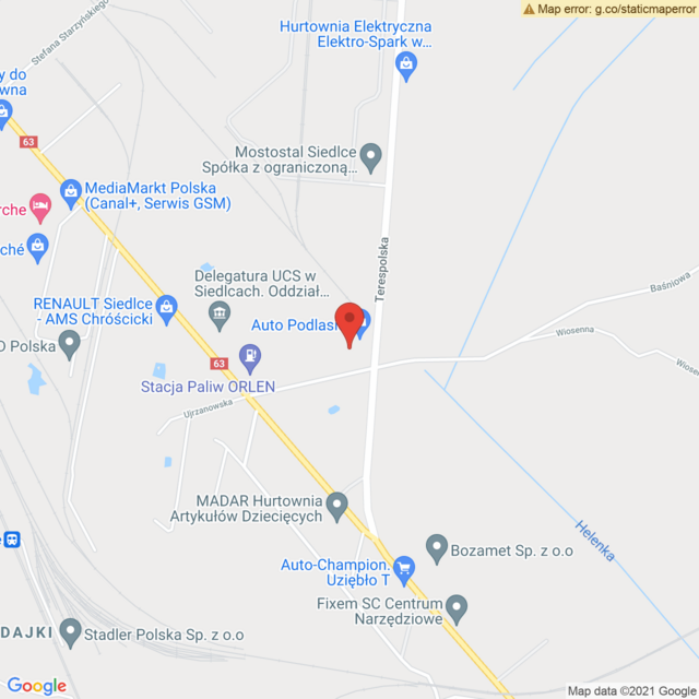 Lokalizacja Toyota Siedlce 1